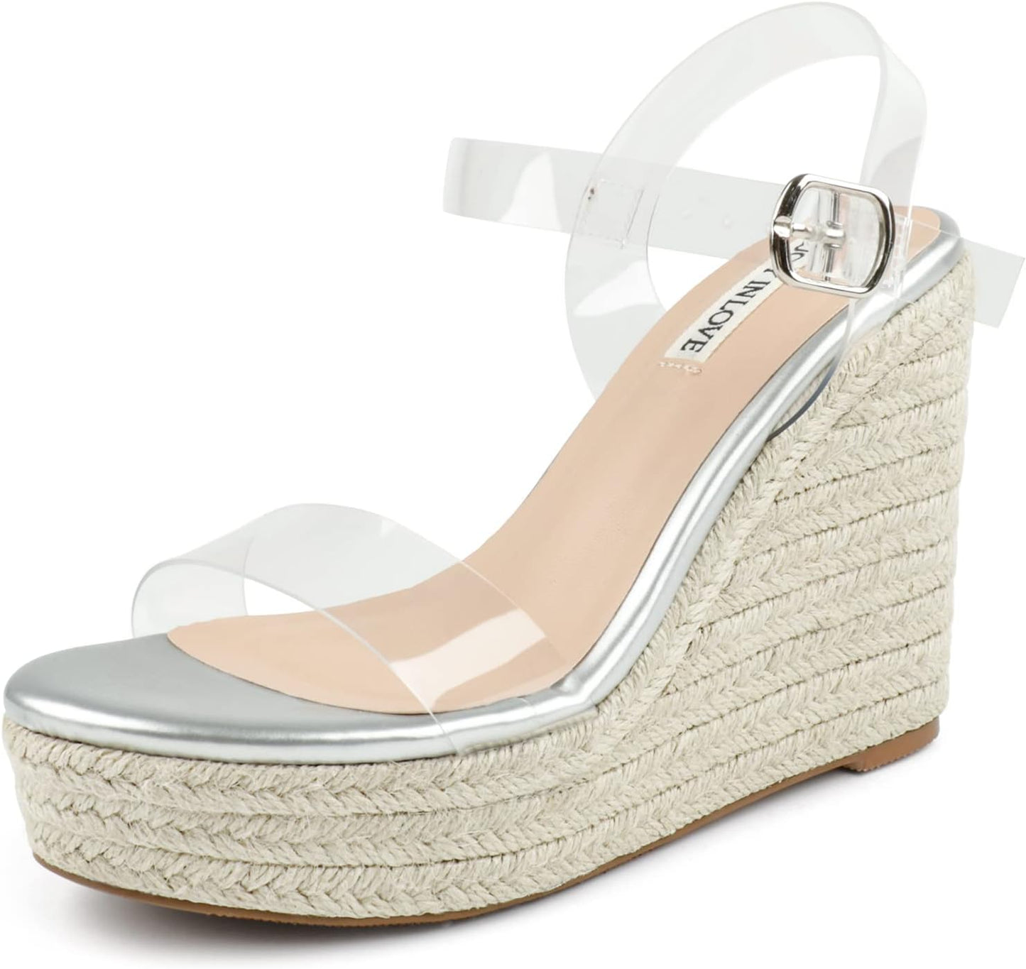 JOY IN LOVE Womens Espadrilles Wedge Sandals for Summer Style