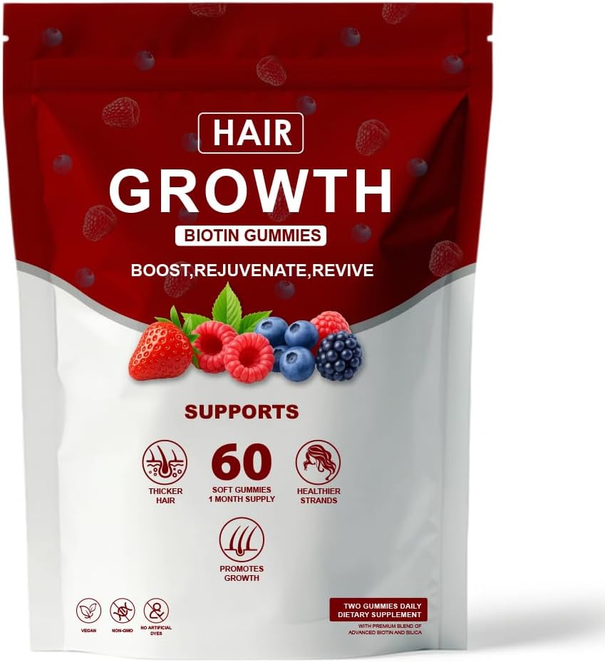Lumin Hair Growth Gummies with Biotin for Healthy Hair & Skin