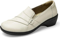 Women Comfortable Lightweight Leather Loafers Slip-Ons - Daylong
