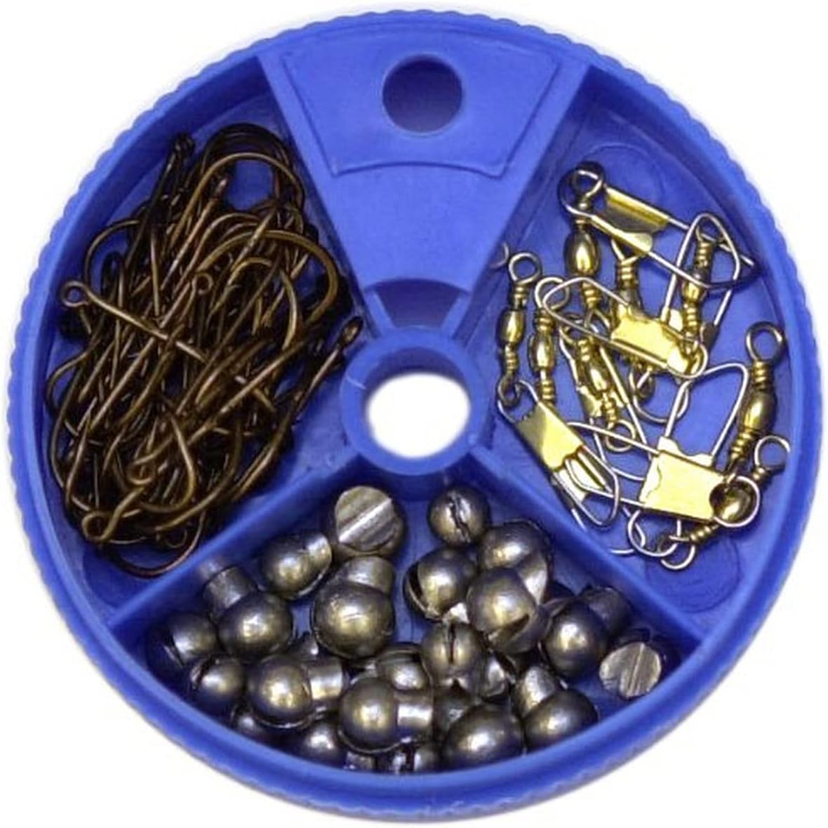 Eagle Claw 75pc Fishing Tool Kit for Hooks, Swivels, and Sinkers