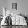 Twin Size Feathers Down Comforter - All Seasons Medium Warmth