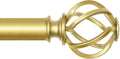 Gold Curtain Rods 32 to 144 in Adjustable Heavy Duty Rod - Twisted