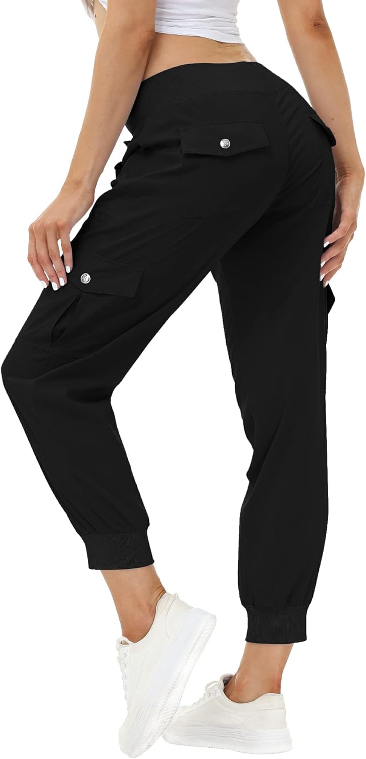 MoFiz Women's Lightweight Hiking Cargo Pants for Outdoor Fun