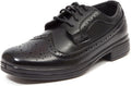 Boys' Wingtip Brogue Oxford Dress Shoes - Classic Formal Fit