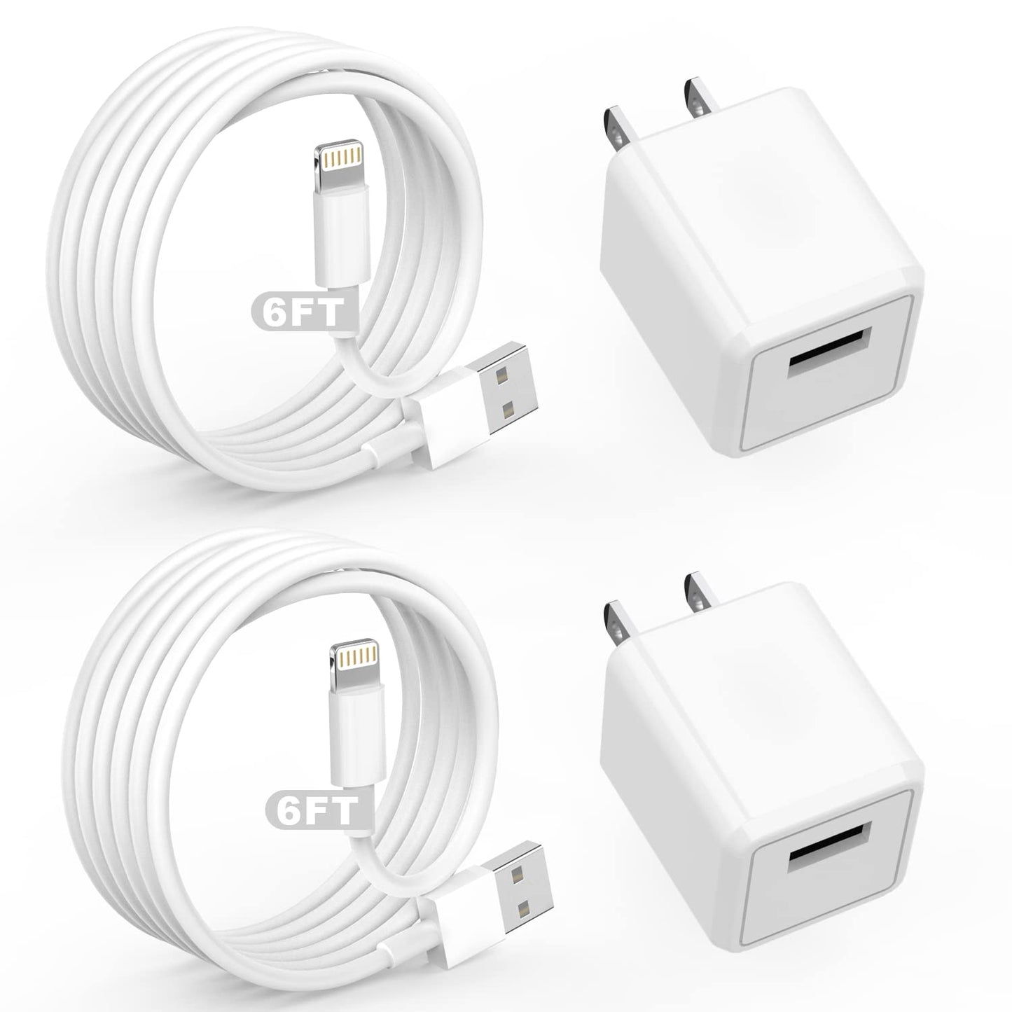 Fast Charge Anywhere: 2-Pack Cube Charger Set