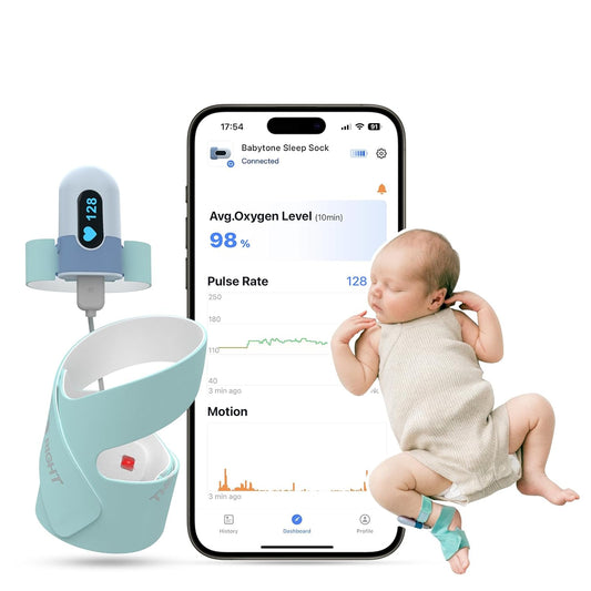 Babytone Baby Oxygen Monitor for Tracking Sleep and Movement