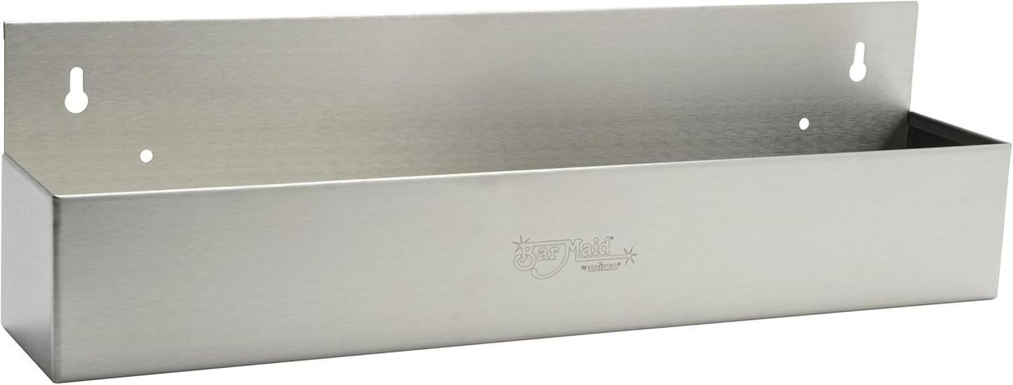 Winco SPR-22S 22in Stainless Steel Speed Rail for Bars