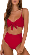 High Waisted Bikini Set for Women - Tummy Control Cheeky 2-Piece