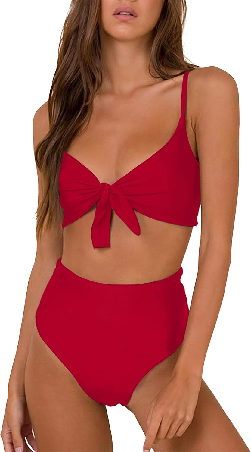 Honlyps High Waisted Bikini Sets for Women with Tummy Control