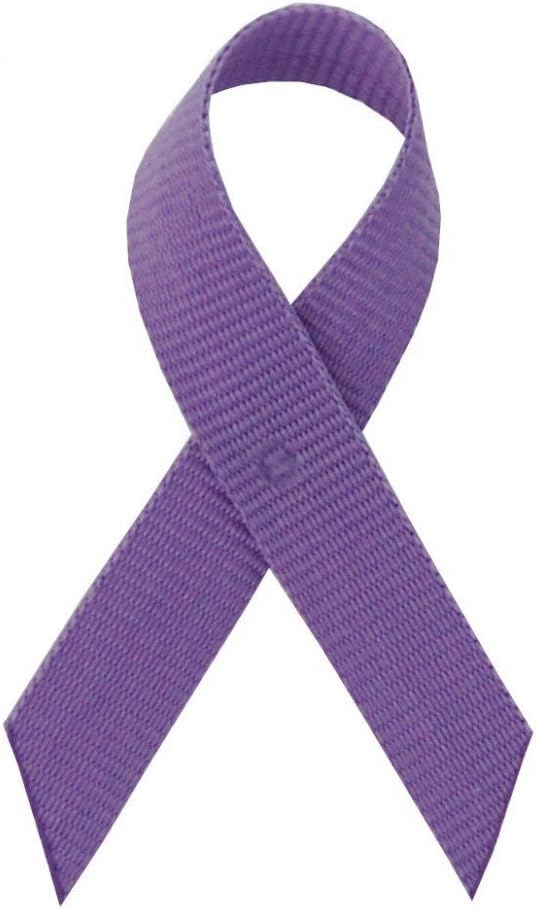 Support USA 250 Lavender Grosgrain Awareness Ribbons with Pins