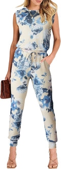 Trendy Womens Summer Crewneck Sleeveless Jumpsuit for 2025