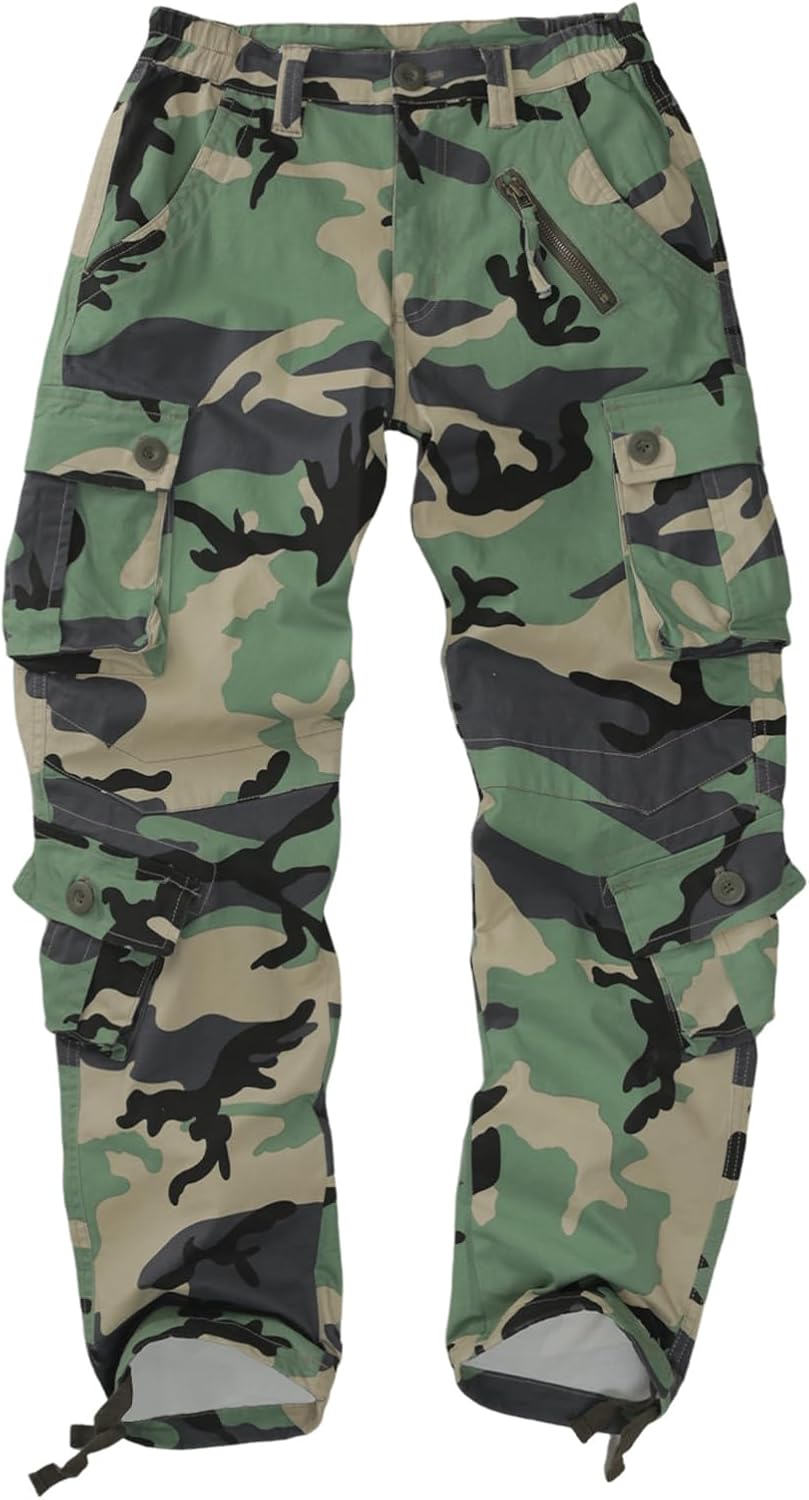 Women's Cargo Pants Quick Dry Casual Military Camo Combat Work