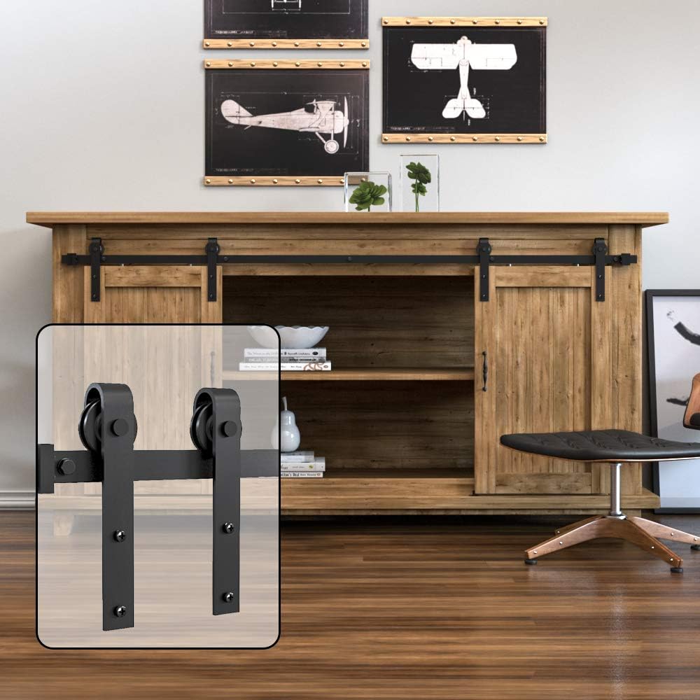 WINSOON 4FT Super Mini Sliding Barn Door Hardware Kit Review