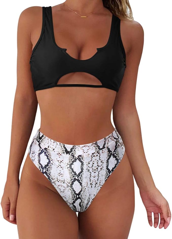 SUUKSESS Women Cutout Bikini Sets for Stylish Summer Fun
