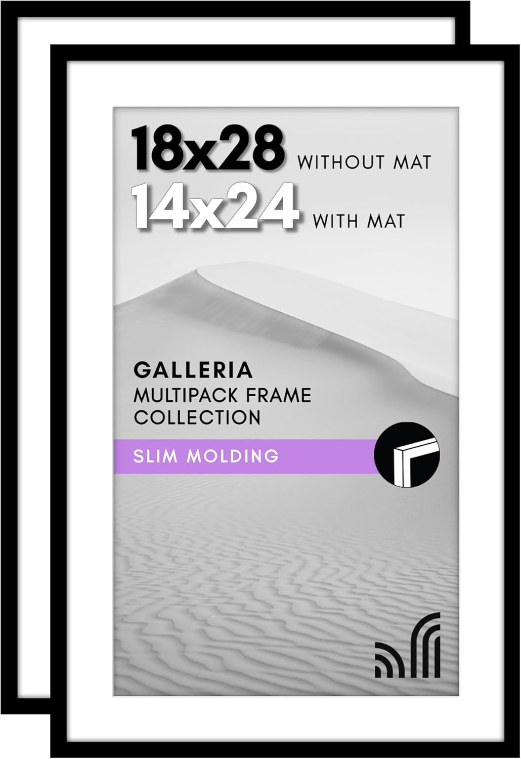 18x28 Picture Frames Set of 2 for Stylish Wall Display