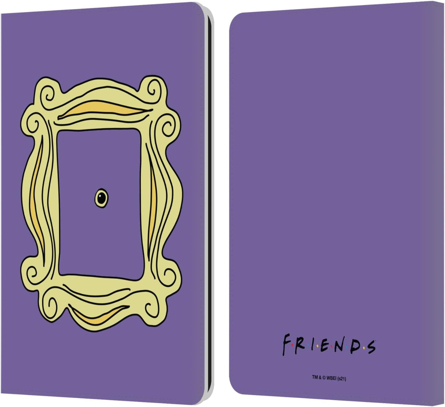 Friends TV Show Peephole Frame Leather Wallet Case for Kindle