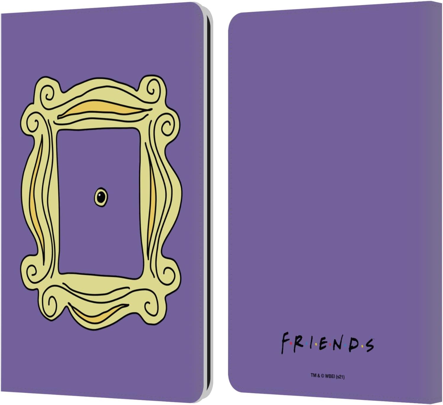 Friends TV Show Peephole Frame Leather Wallet Case for Kindle