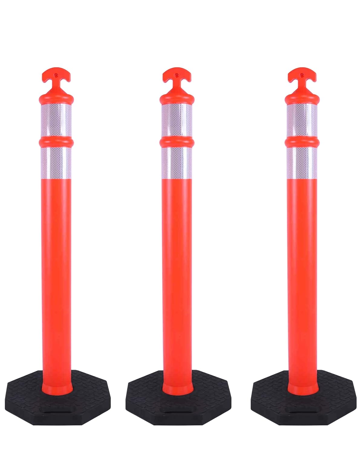 Traffic Delineator Post Cones for Construction and Safety Use