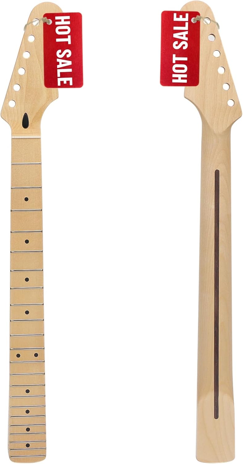 Strat Guitar Neck 22 Fret Canadian Maple for ST Style Guitar