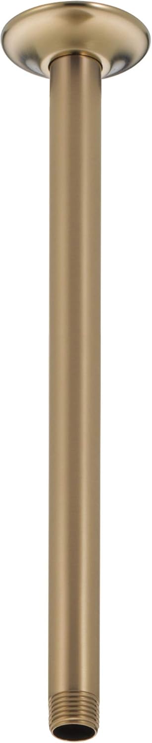 Delta Faucet 14-inch Ceiling Mount Shower Arm in Champagne Bronze