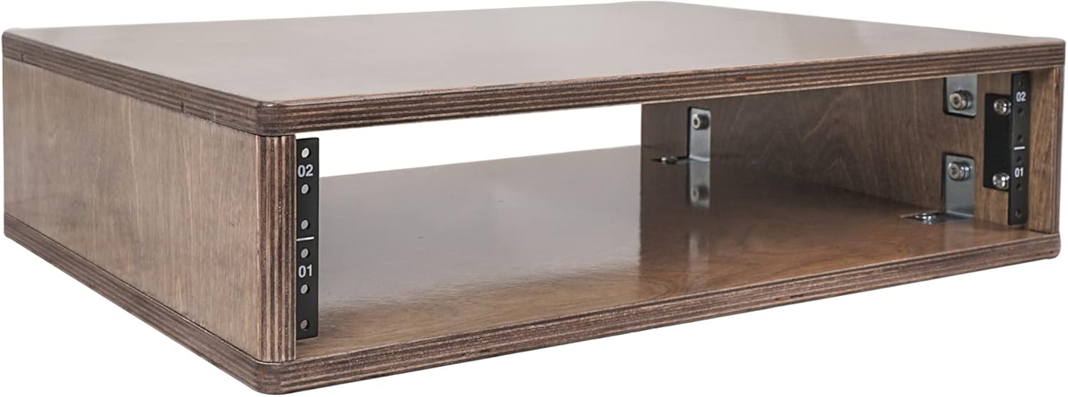 Sound Town DIY 2U Studio Rack for Home Studio and Recording Room