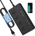 ZigBee Smart Power Strip Surge Protector - 4 Outlets, Fast USB-C