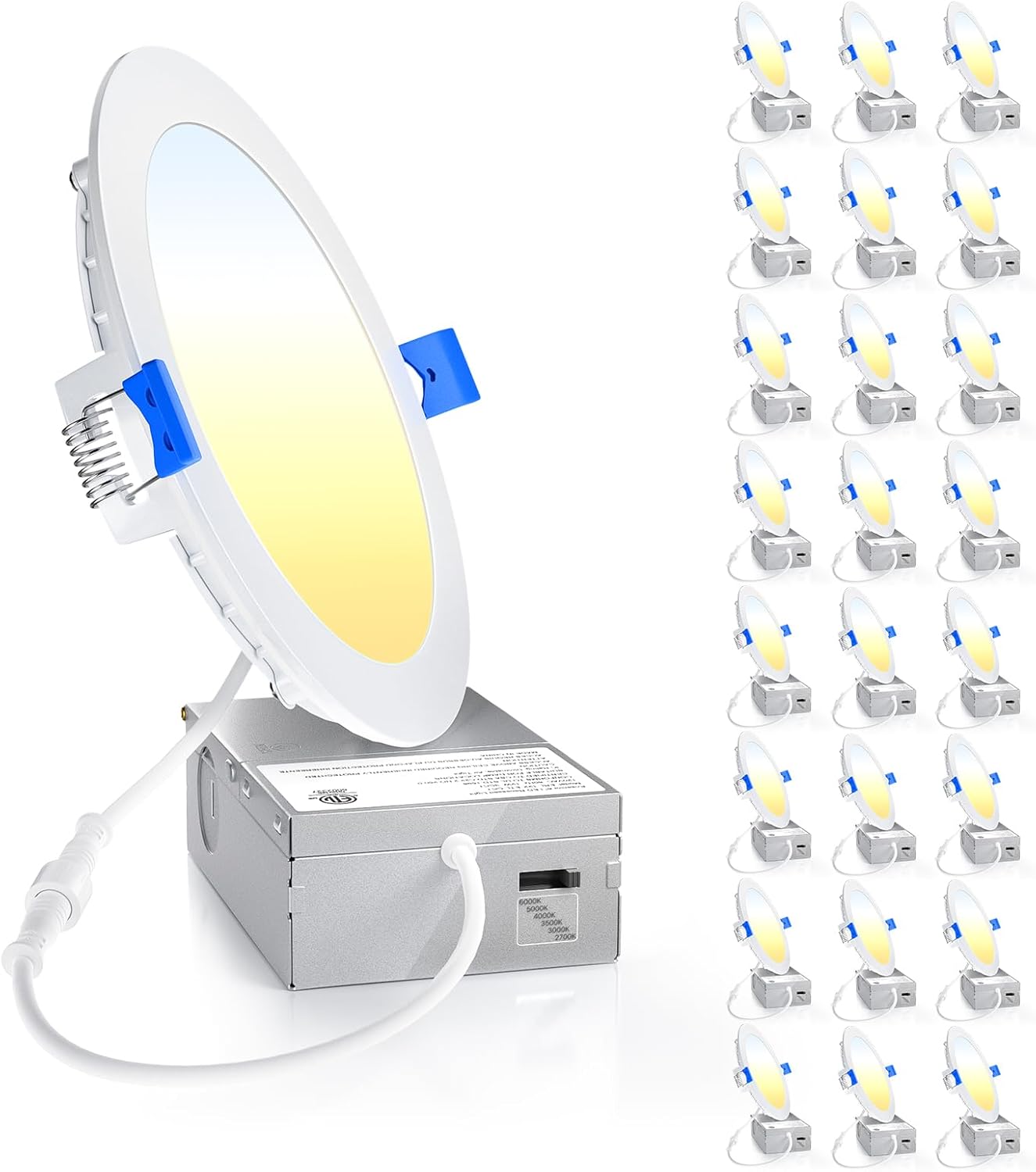 Ensenior 24 Pack 6 Inch LED Recessed Ceiling Light Review