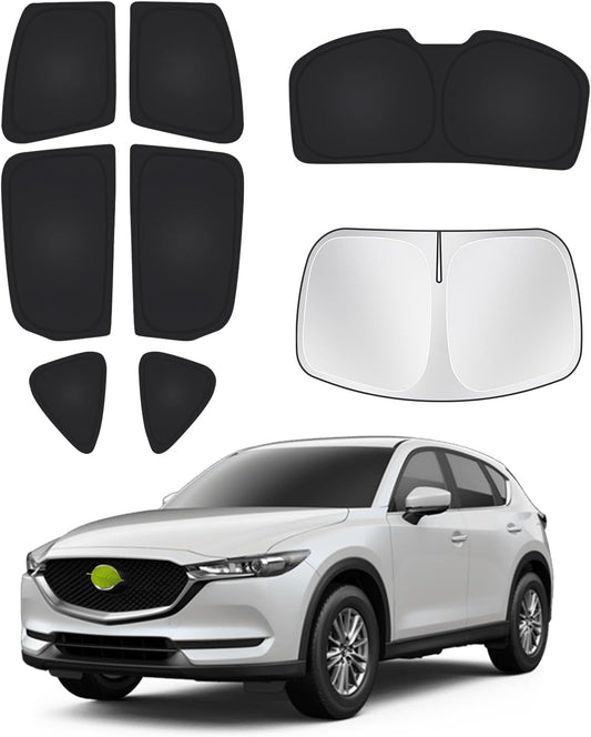 Windshield Sunshade for Mazda CX-5 2017-2026 Keeps Vehicle Cool