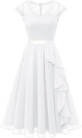 Bridesmaid Dresses Short Prom Dress Ruffle Semi Formal - Elegant