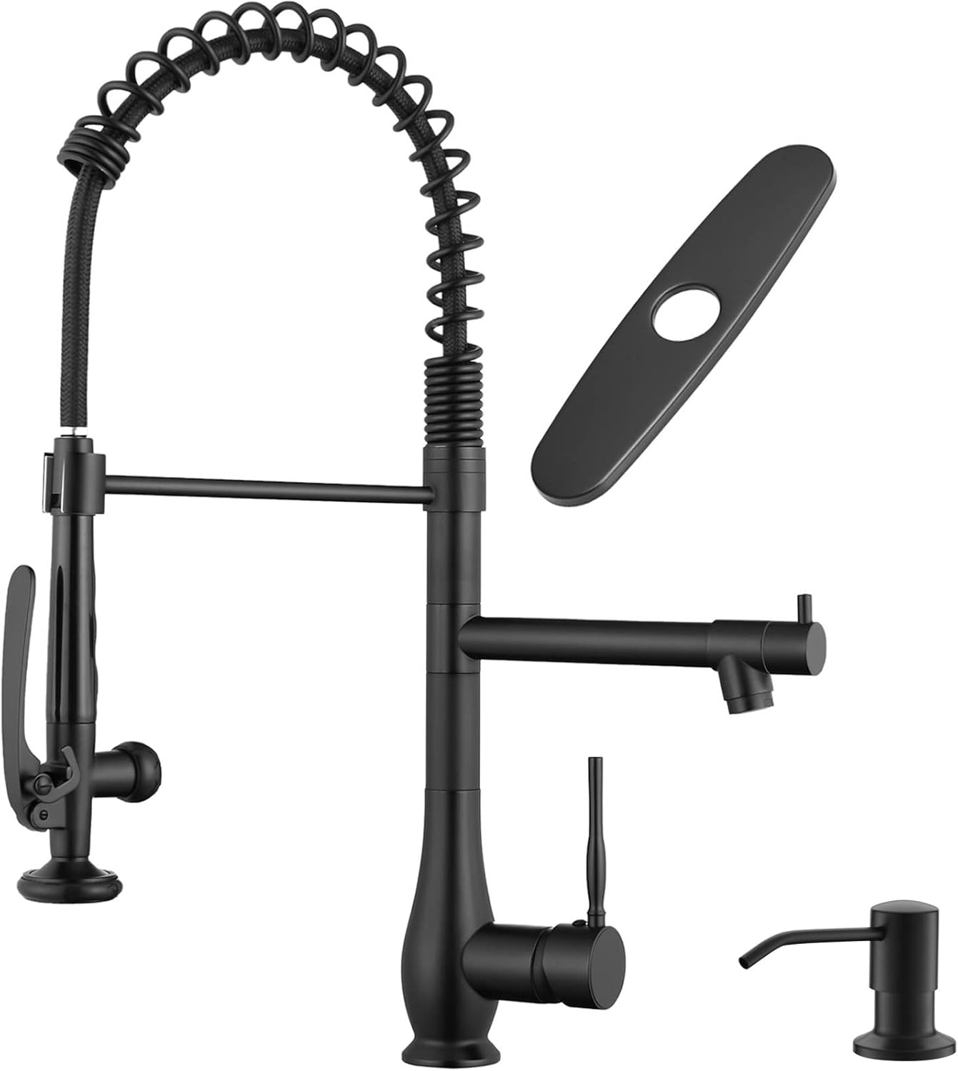 GIMILI Commercial Kitchen Faucet with Pull Down Sprayer Design