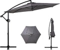 Shintenchi Patio Offset Umbrella With Easy Tilt Adjustment - Large