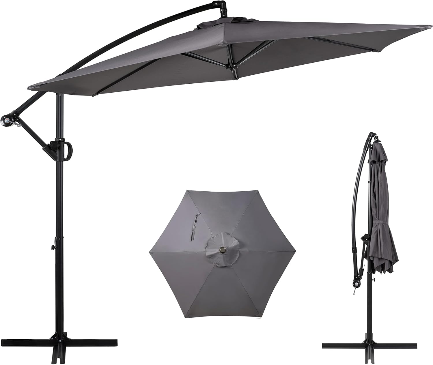 Shintenchi Patio Offset Umbrella for Ultimate Outdoor Comfort