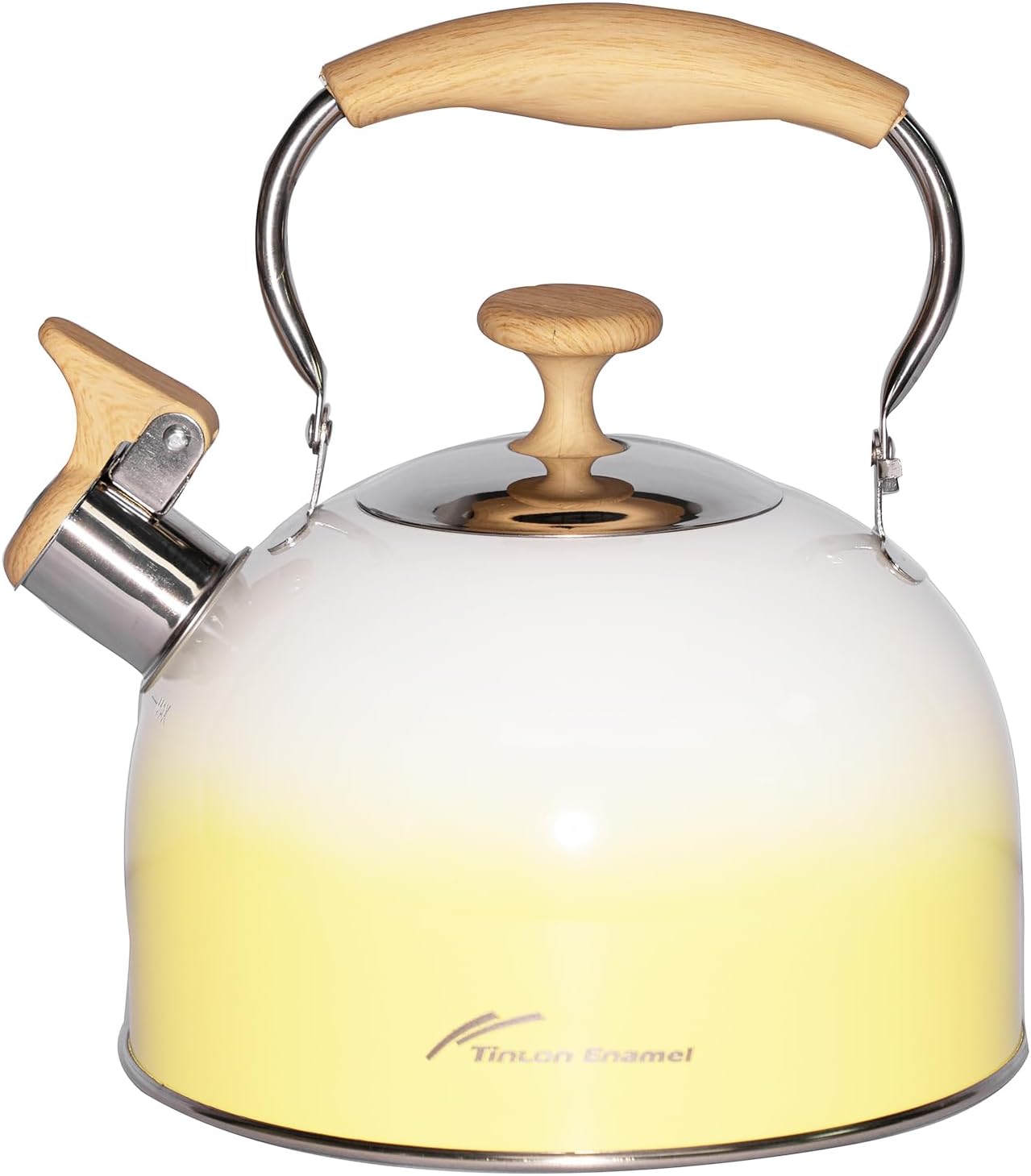 Whistling Tea Kettle 2.5 Quart Stainless Steel with Folding Handle