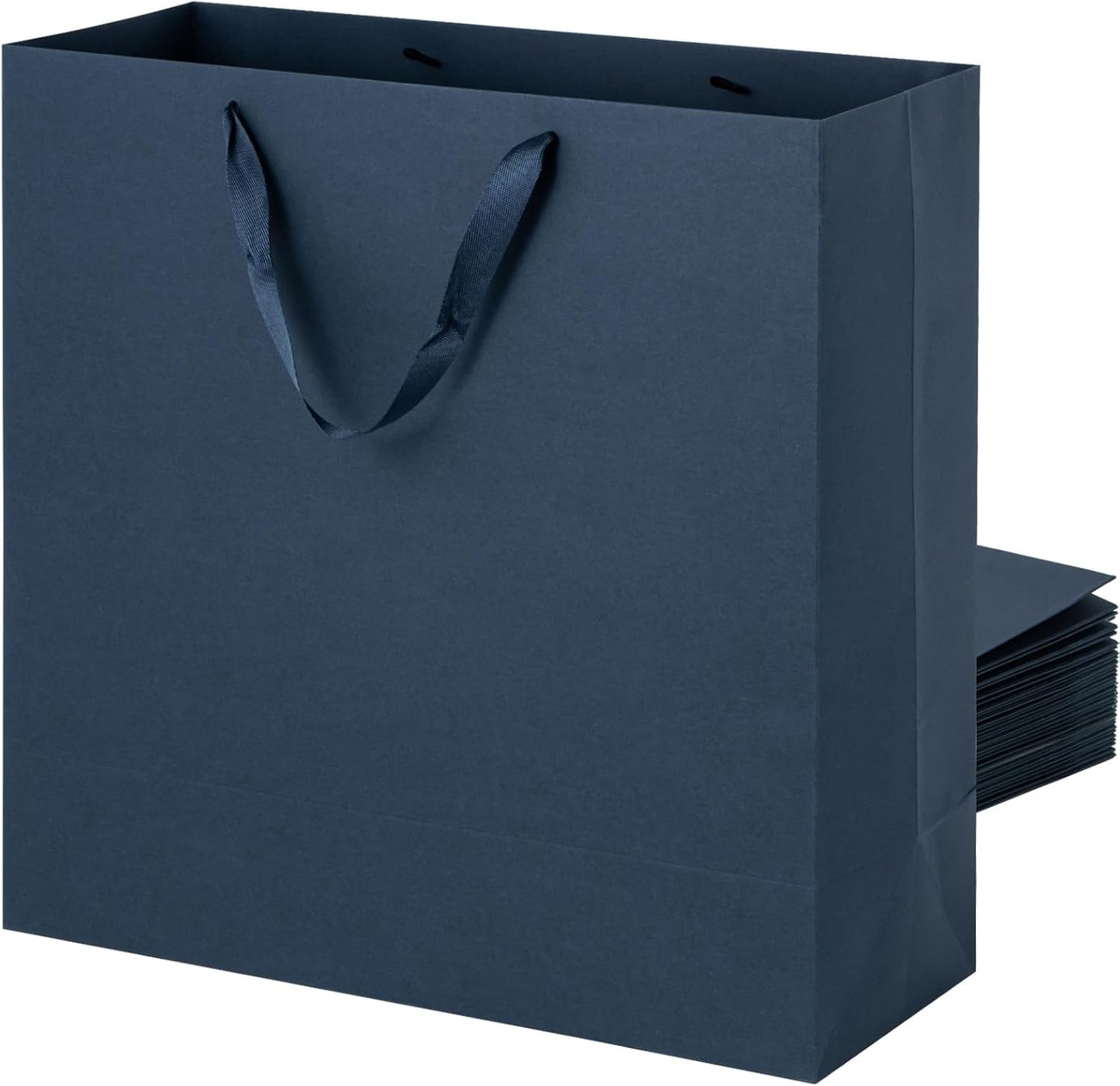 Driew Large Gift Bags - 12 Pack Extra Large Navy Gift Bags