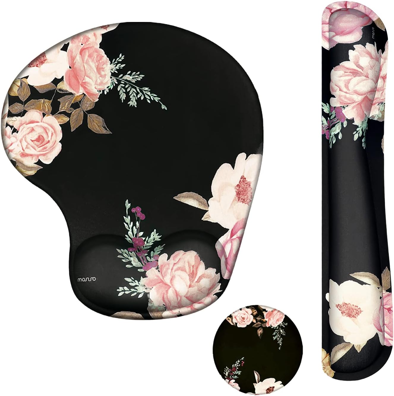 MOSISO Ergonomic Wrist Rest Set - Pain Relief & Comfort