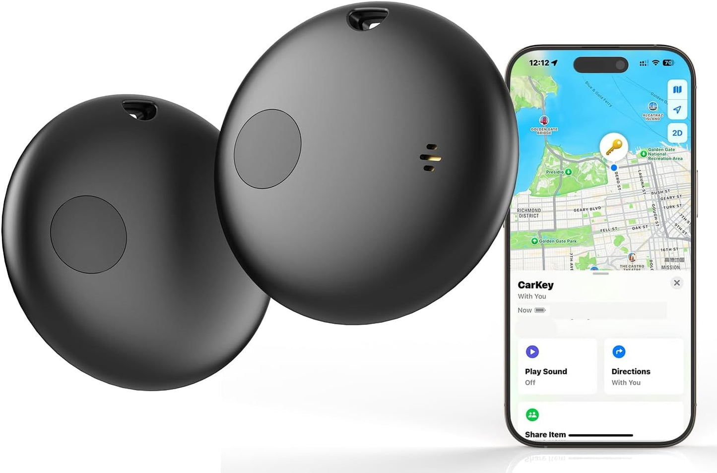 Key Finder: AirTag GPS Tracker Duo