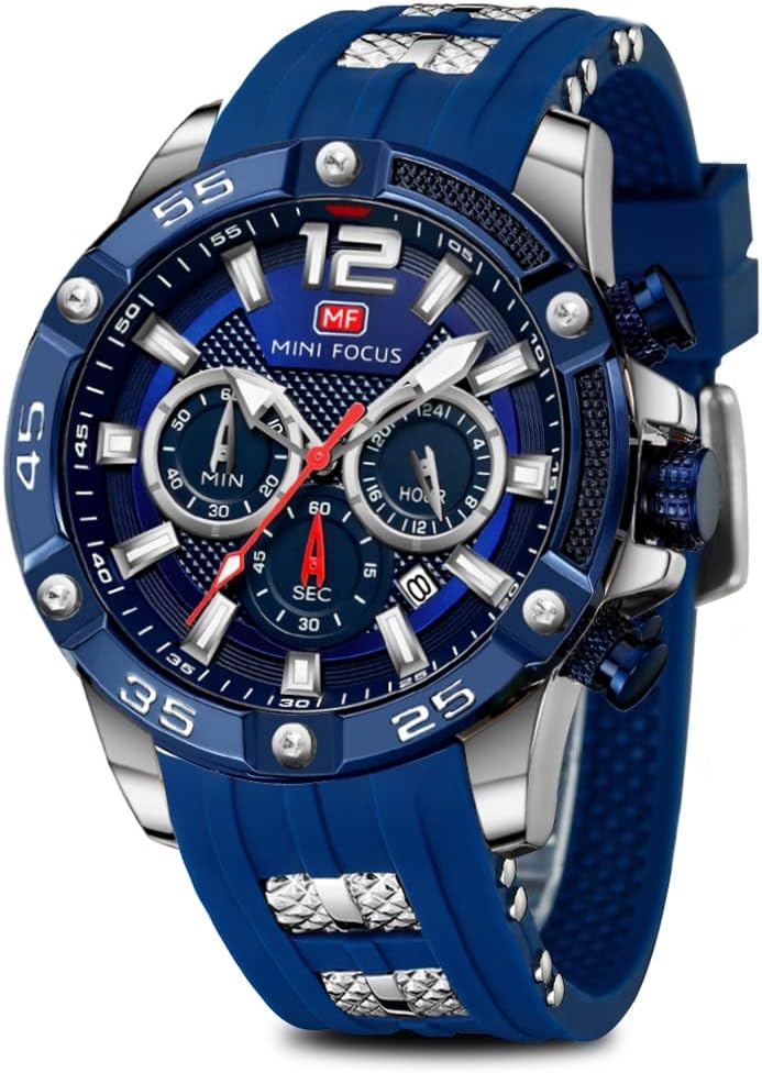 AIMES Watch for Men Sport Military Waterproof Chronograph