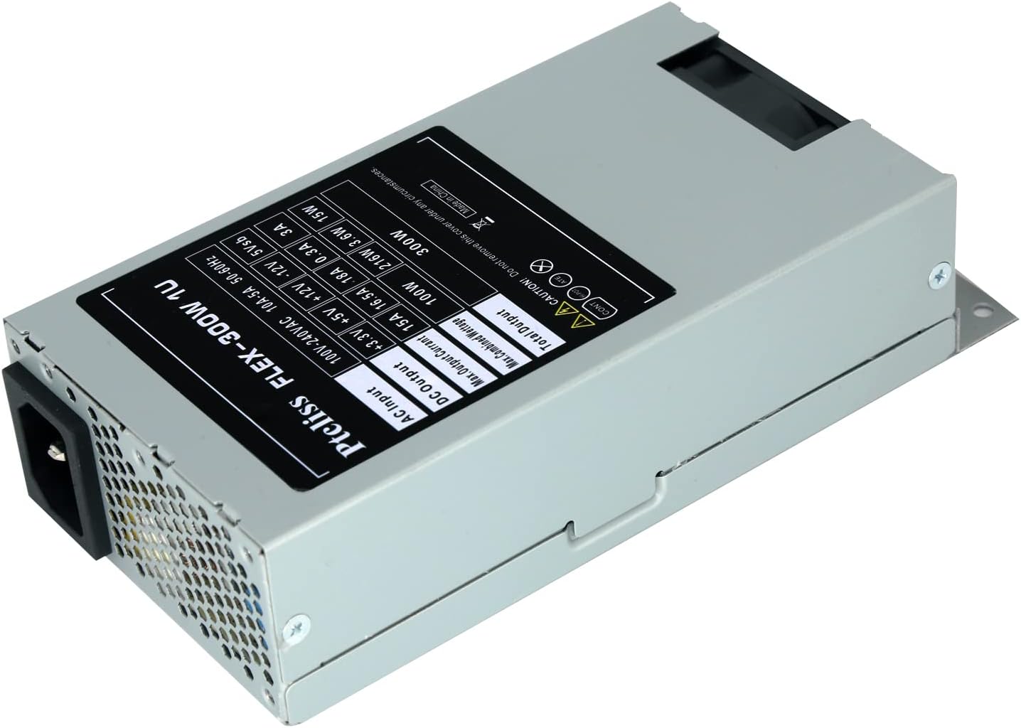 300W 1U Flex ATX Power Supply with PCIe Connector for Stability