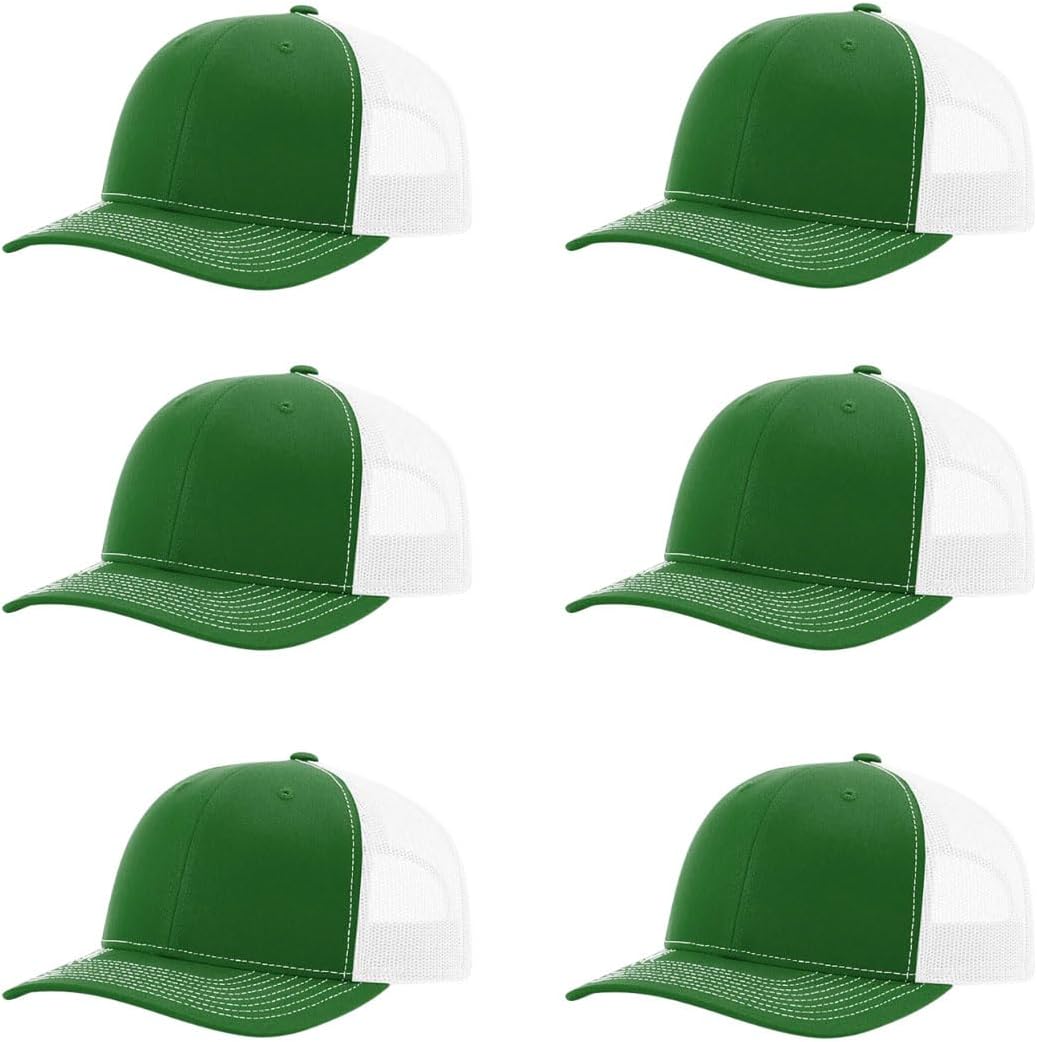 Richardson 112 Classic Six-Panel Adjustable Snapback Trucker Cap