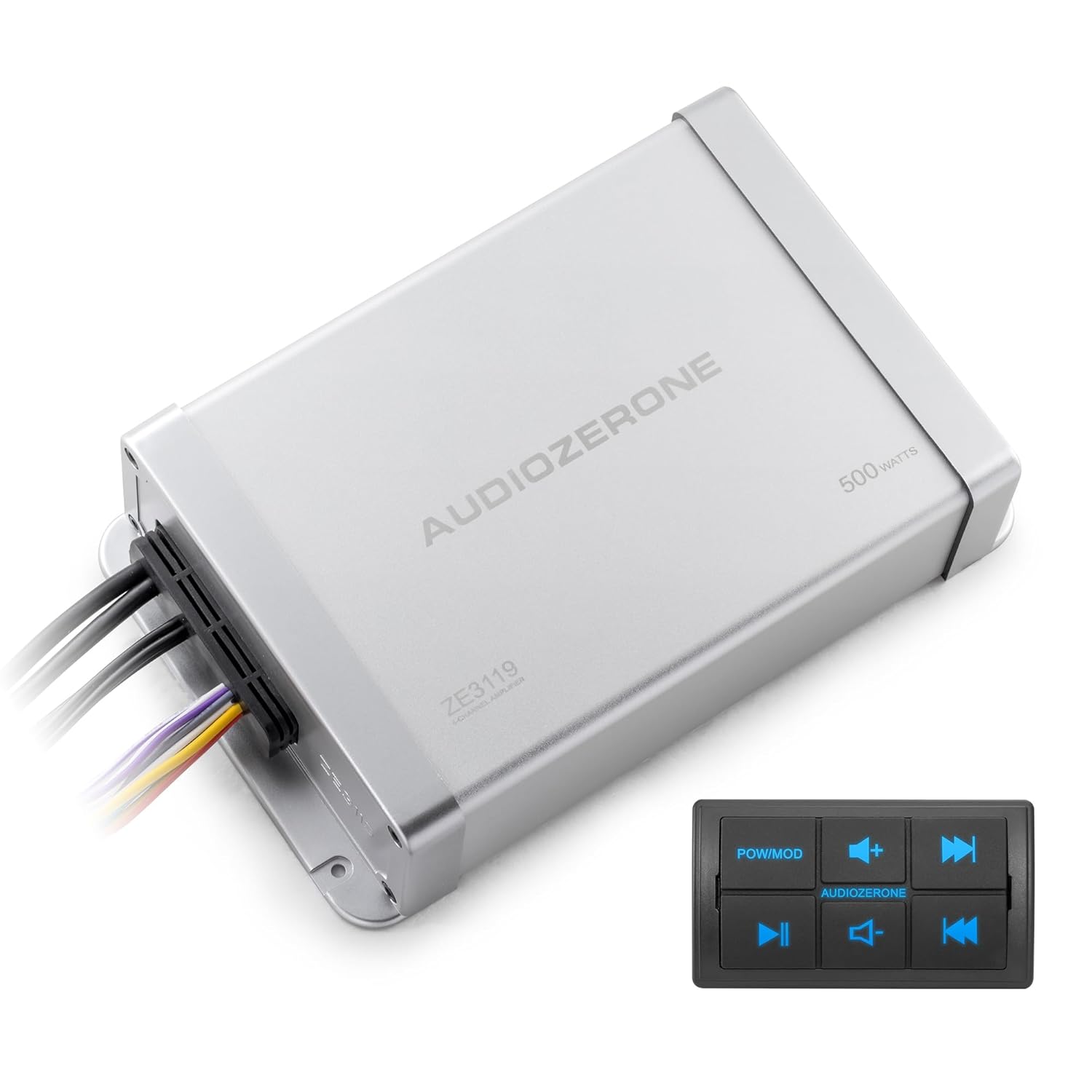 Marine Bluetooth Amplifier for Car Audio System - Waterproof Amp
