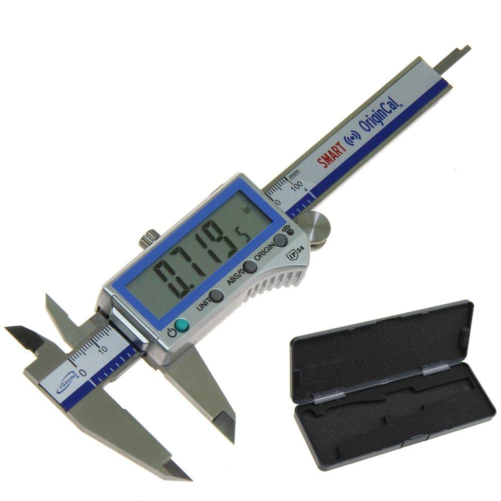 iGaging Digital Electronic Caliper with Smart Bluetooth Tech