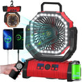 ADUST Portable Camping Fan with 20000mAh Battery - Lantern & Power