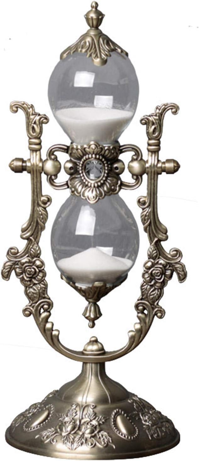 Elegant 15 Minute Hourglass Timer for Home and Office Decor