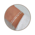 Annika Bella Double Stranded Sterling Silver Bracelet - Dainty