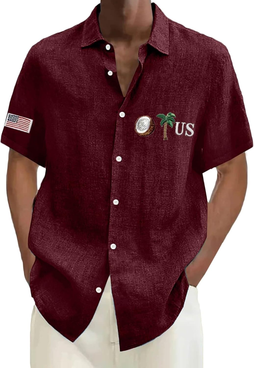 Summer-ready Men's Cuban Shirt - Lightweight & Stylish