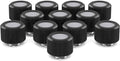 PrimoChill 14mm OD Rigid SX Fitting - Satin Black - Stylish