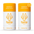 Hume Supernatural Aluminum Free Deodorant Amber Woods - Long-Lasting
