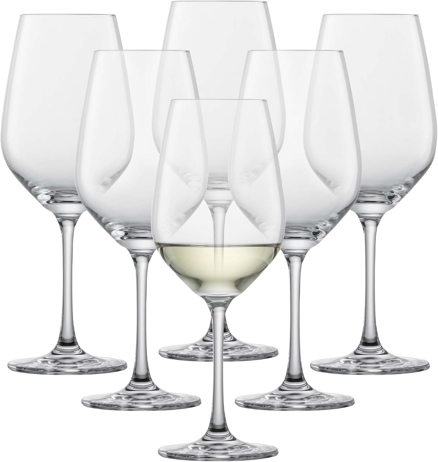 Forte White Wine Glasses Set of 6 - Elegant and Durable Design