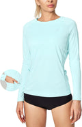 UPF 50+ IUGA Women's Rash Guard: Sun-Protective Workout Shirt