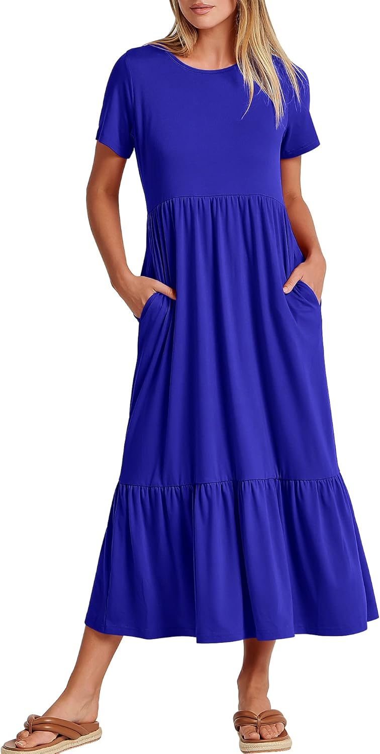 ANRABESS Womens Summer Casual Maxi Dress for Every Occasion
